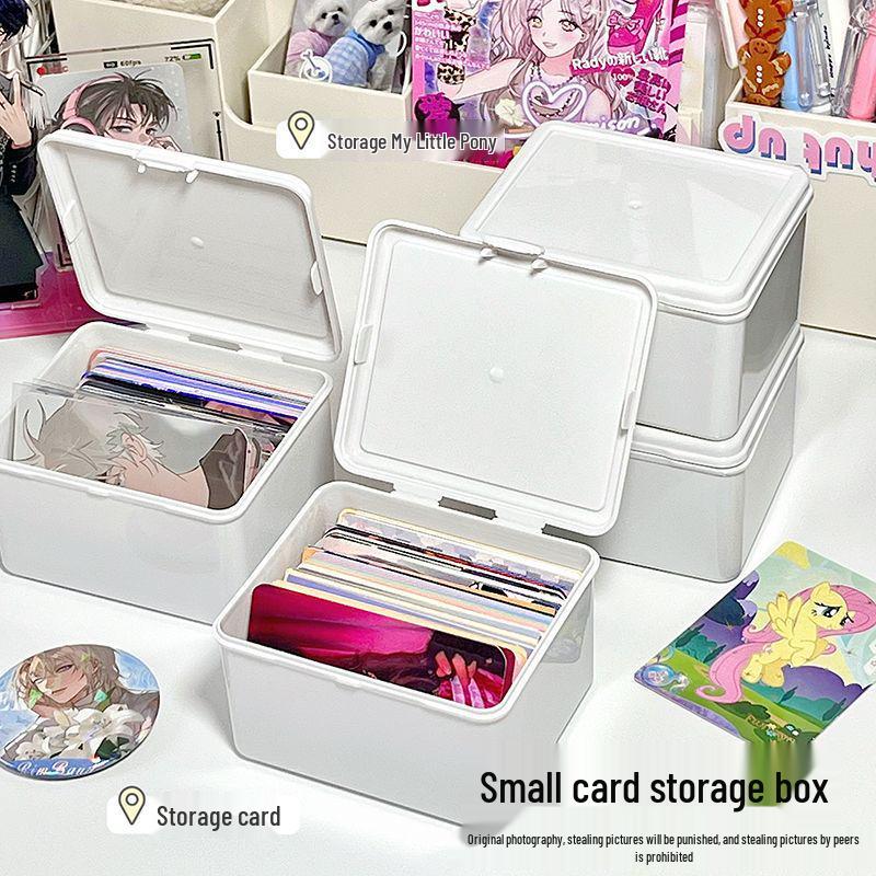 

Flip-Top Storage Box for Guka Anime Cards - Pure White