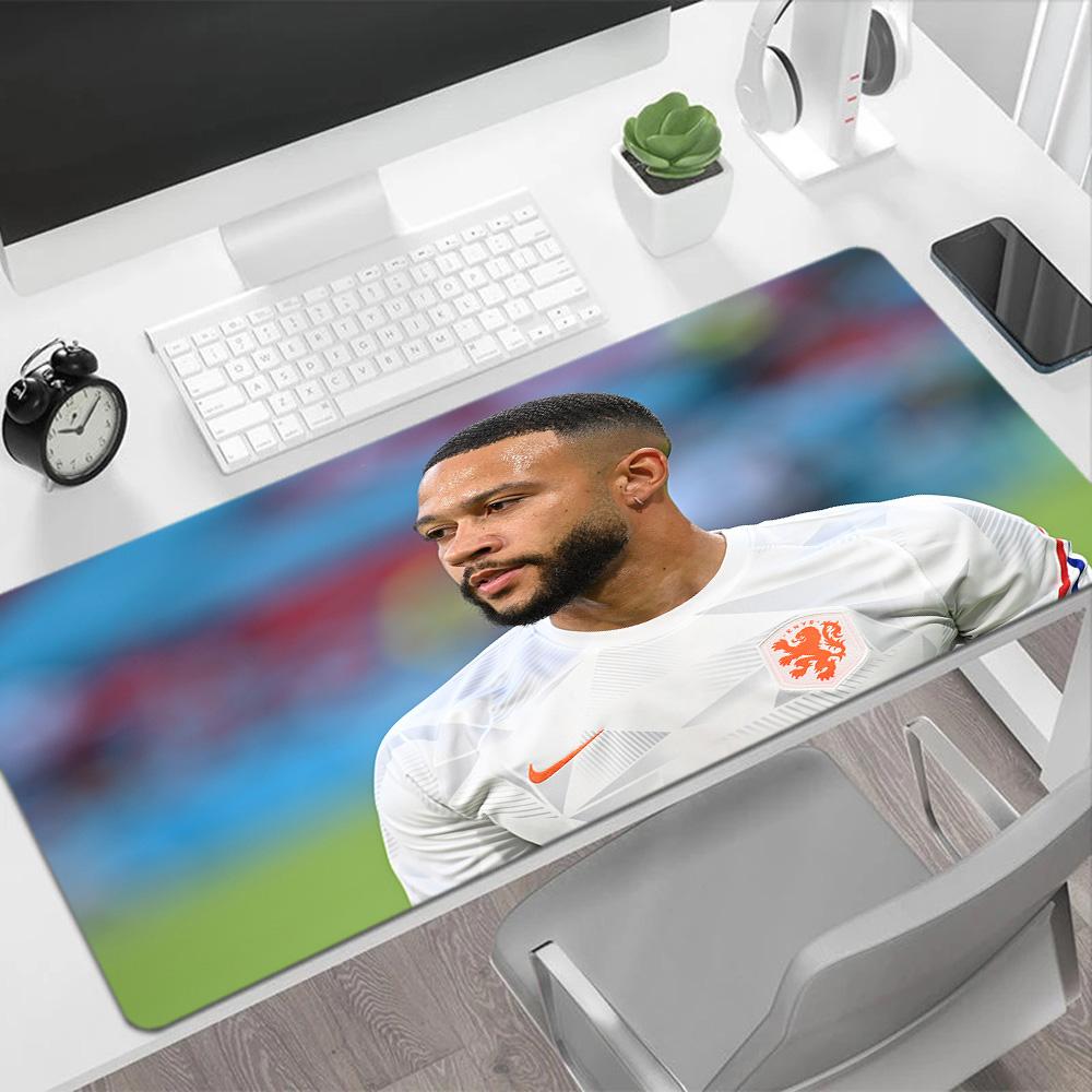Football Legend's Room Gaming Mouse Pad Desk Mat Ultra-Long Desk Mat Non-Slip Rubber Base Gaming Accessories Ideal Gift for Gamers