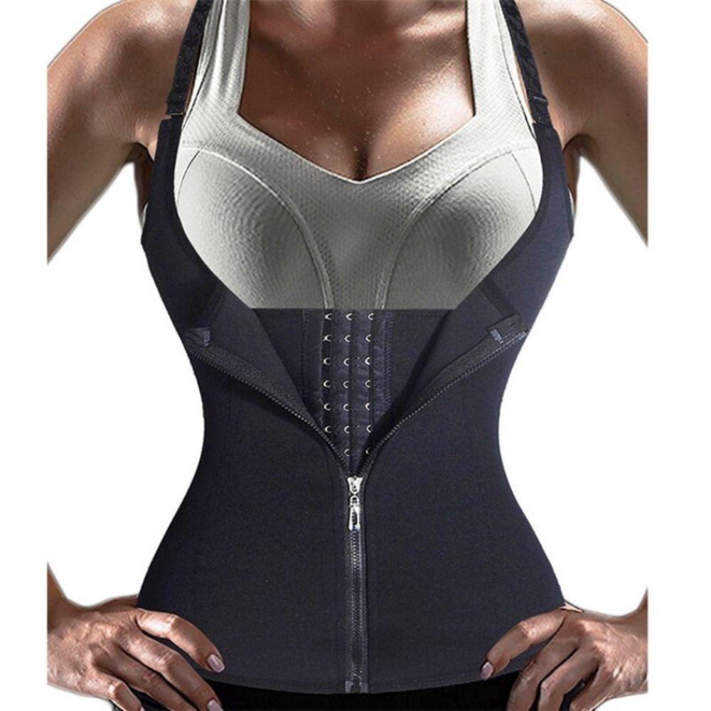 Zipper Women's Postpartum Panties Sleeveless Waist Cinching Corset Body Shapers Vest  Streetwear