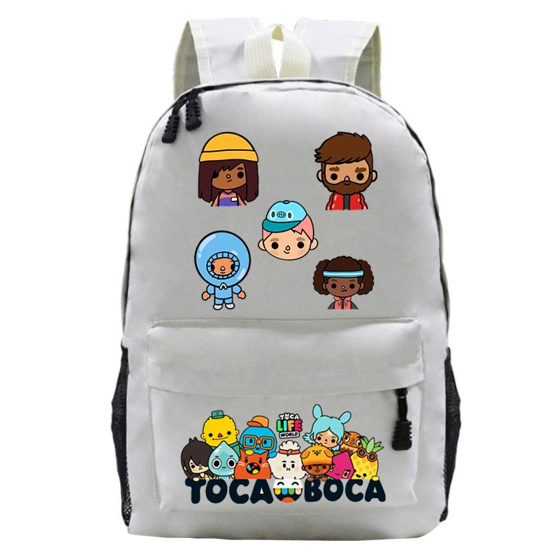 Toka Life World Printed Travel Bag 2023 Cross-border New Casual Backpack