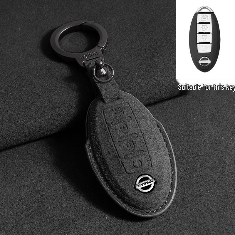 Nissan Car Key Cover for Altima, Sylphy (14th Gen), Qashqai, X-Trail, Tiida, Bluebird, Kicks, Tanlu, Loulan
