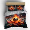 Flaming billiard balls pattern. Bedding sets Duvet cover sets Duvet covers Pillowcases(1 * Duvet Cover 2 * Pillowcases without duvet insert)