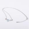 Simple moonstone elk necklace clavicle chain