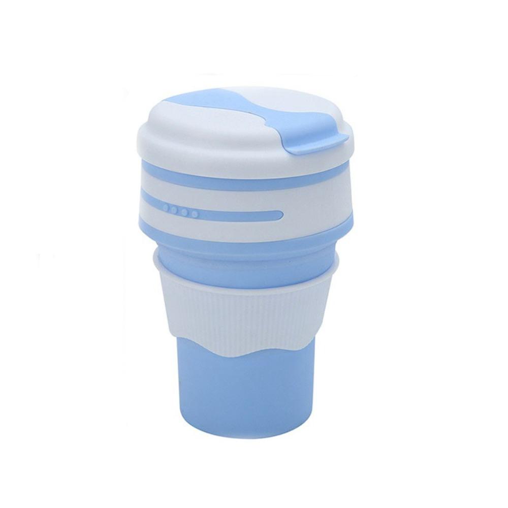 350ml Silicone Tea Coffee Cup High Temperature  Resistant Collapsible Drinking  Cup  Travel Hiking