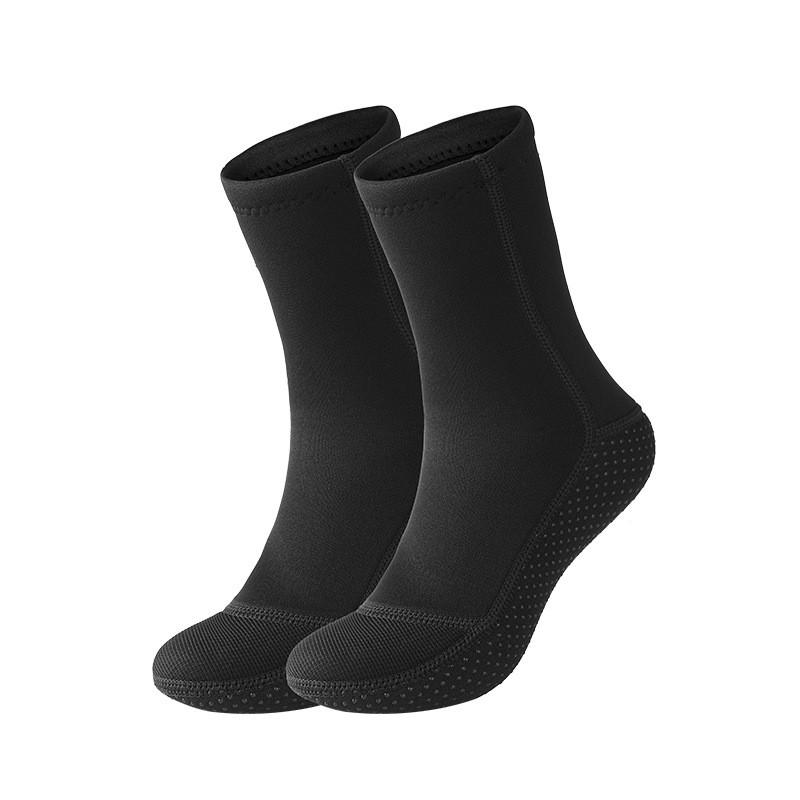 3mm Neoprene Diving Socks Men Warm Water Sports Footwear Anti-Slip Long Calf Snorkeling Swimming Beach Surfing