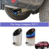Exhaust Pipe Muffler Extension For Jeep Compass 2017-2026 Exhaust Tip Tailpipe Part Replacement Car Styling Exterior Accessories