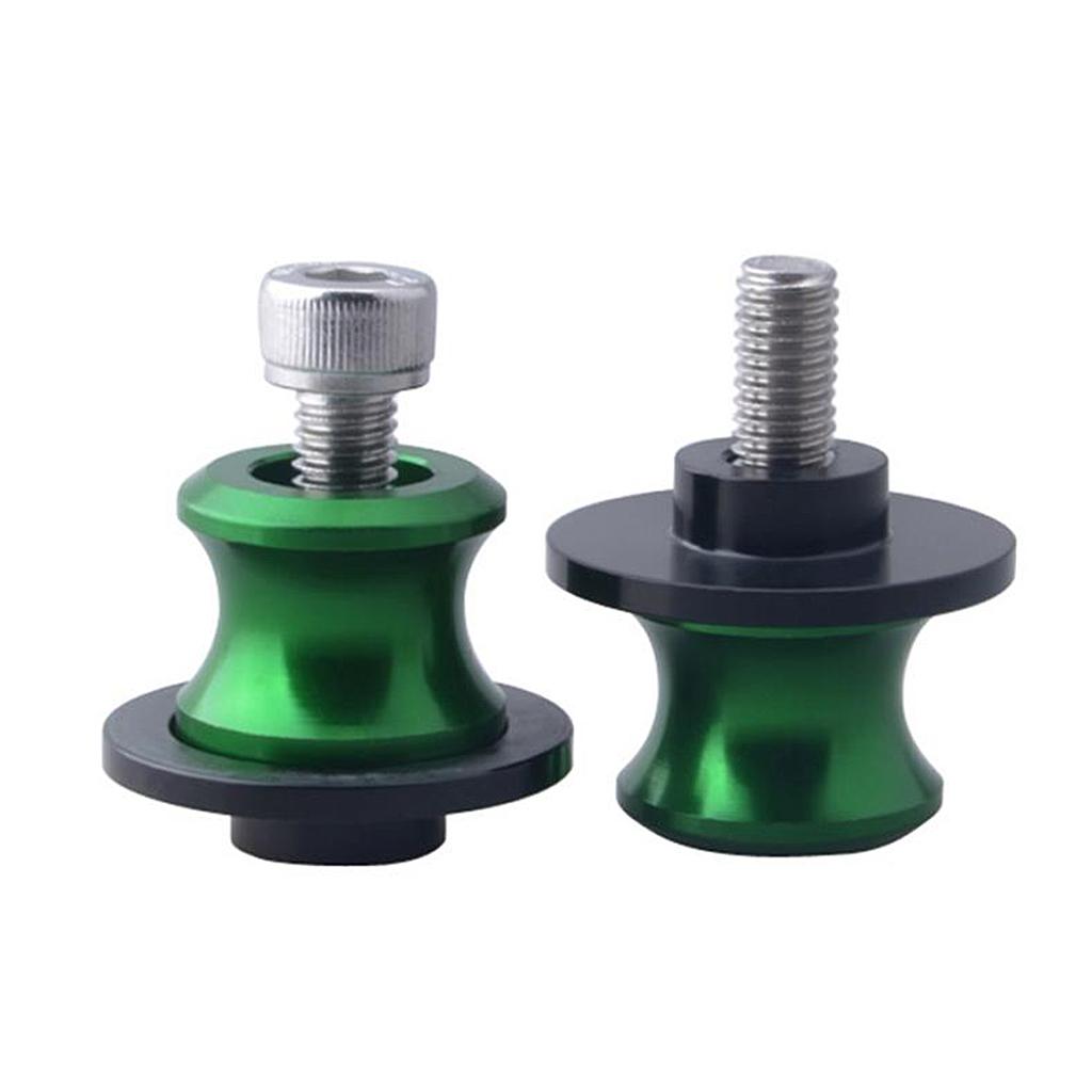 2pcs Aluminum 8mm M8 X 1.5 Motorcycle Swing Arm Sliders Spools CNC Swingarm Stand Screw for SUZUKI GSXR 400 600 750 1000