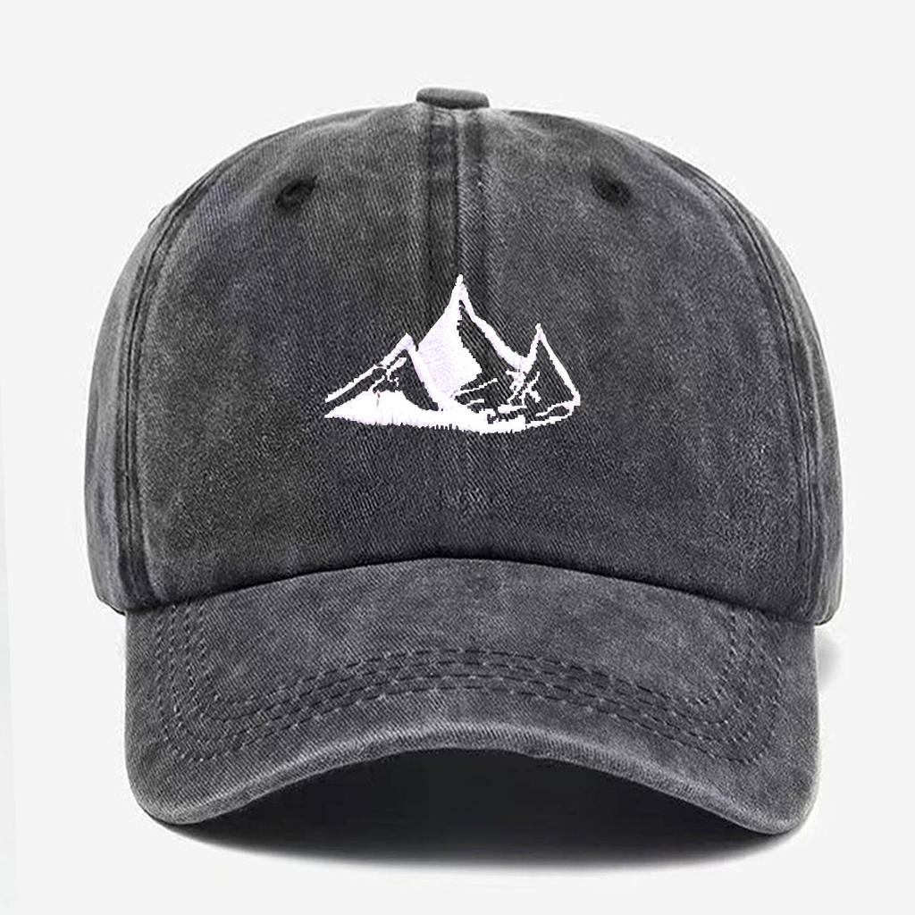 Vintage Mountain Print Baseball Cap, Stylish Simple Pattern Casual Cap, For Men  Women Gender Neutral Casual Outdoor Cap