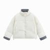 2025 Winter Korean Version of the New Stand-up Collar Color-blocking Design Niche Bread Jacket Jacket Fashionable Loose Down Cotton Jacket