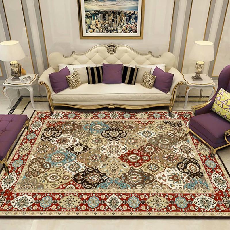 New Chinese Carpet Living Room Coffee Table Sofa Large Area Cushion Bedroom Study Bed Non-slip Blanket Modern Rectangular Carpet