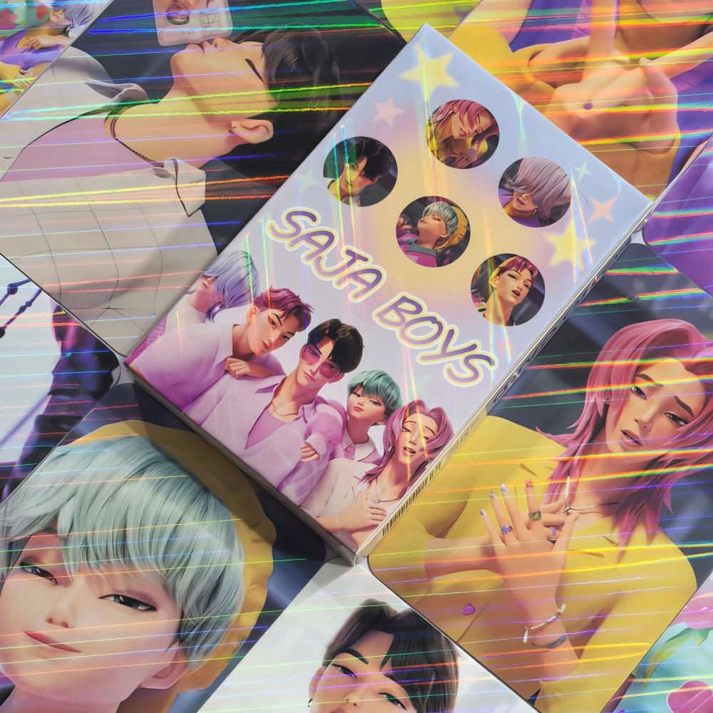 2026 Hot Laser Cards Girl Group Cartoon Series Accessories LOMO Small Cards Unisex Children's Holiday Gifts