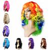 Dress Up Carnival Long Wig Funny Lady Colored Wig Cosplay Party Curly Hair  Birthday Party