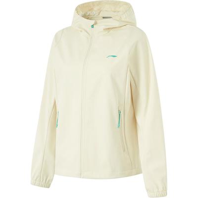 Li Ning Running Series Water-Resistant Logo Windbreaker Jacket Women Jackets Butter-Yellow AFDU356-3