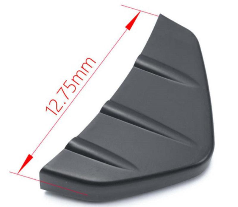 Universal 4 Pcs Car Black Rear Lower Bumper Lip Diffuser Trim Caps Cover for Honda Dodge Ford Toyota Exterior Accessories