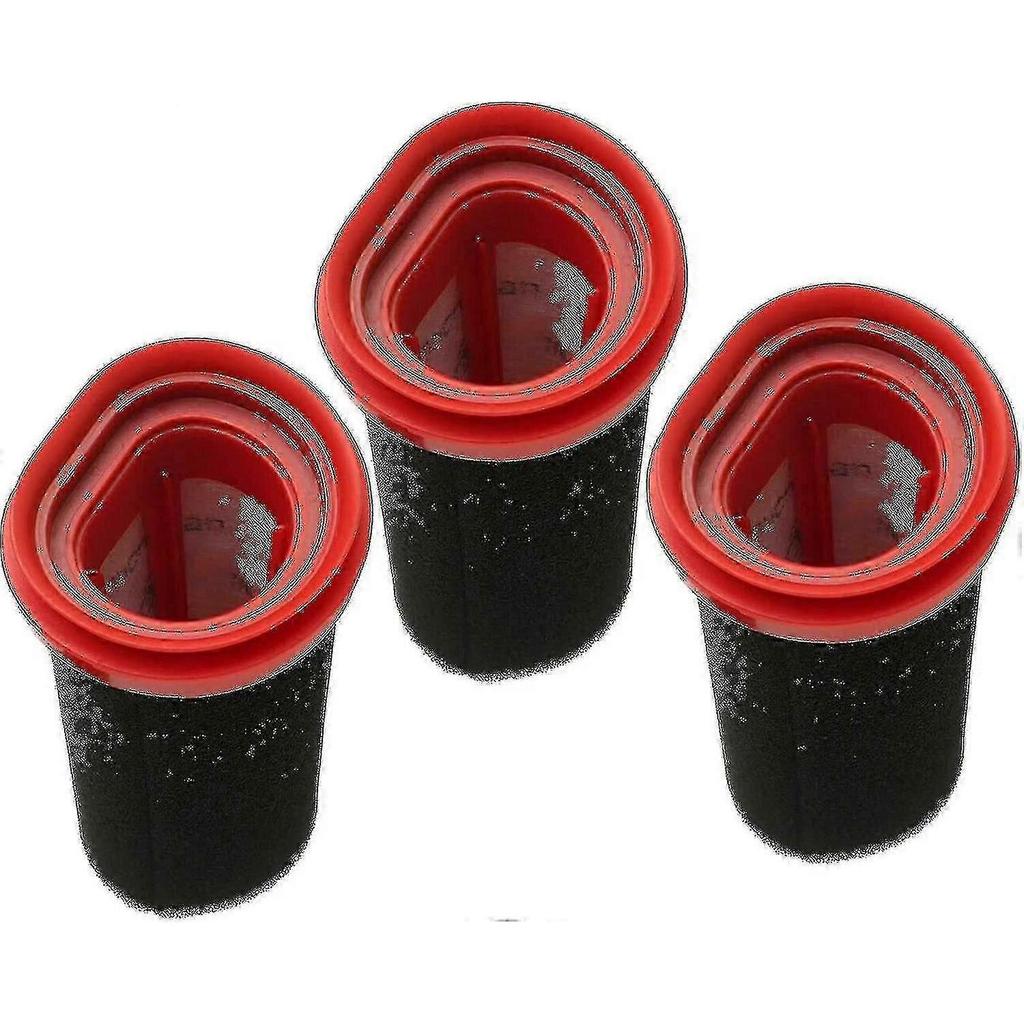 3 Pack 25.2v/21.6v Filter For Bosch Flexxo Series 4 Cordless Vacuum Cleaner Bbh32101 Etc,replace Less