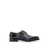 Boss 30  Off Burnished Leather Italian Made Derby Shoes Black  50506009001 