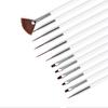 15pcs Dotting & Line Drawing Nail Art Brush Set Gel Polish Dot Pen Detailing Striper Brushes Manicure Decorating Kit Tools