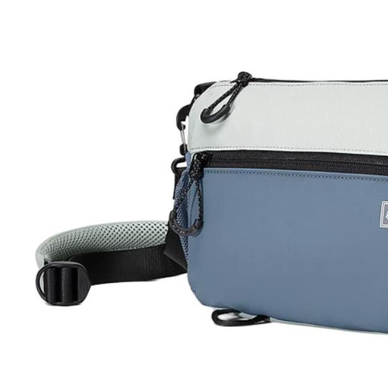 New Skechers Fabric Crossbody Bag, Shoulder Bag Regular Unisex Aqua Green Gray L125U035-04PY