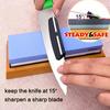 Professional plastic angle guided sharpening stone with angle guidance, sharp blade, sharp diamond accessories, kitchen knives