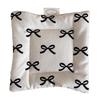 Useful Cotton Bowknot Cup Pad Unique Cup Mats with Bowknot Pattern Delicate Fabric Coaster for Glasswares Protect