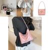 Stylish Modern Handbag For Women 2024 Summer New Solid Color Bow Design