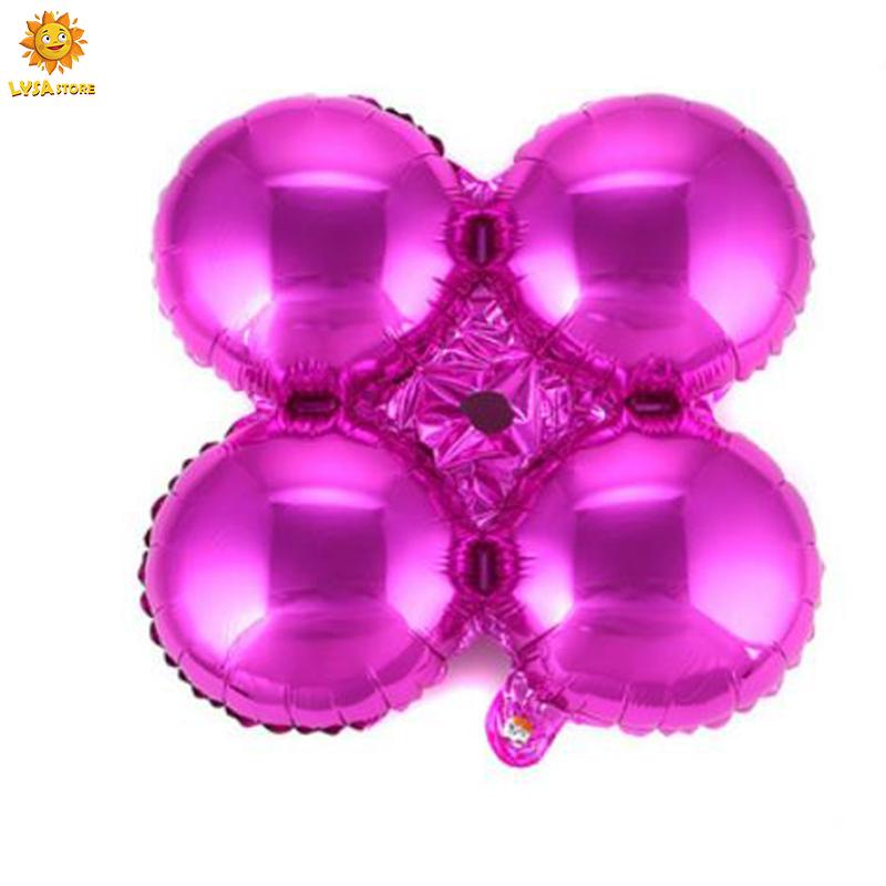 Four-leaf Clover Aluminum Foil Balloons for Wedding Decoration Birthday Party Arch Balloon Anniversary Opening Ceremony