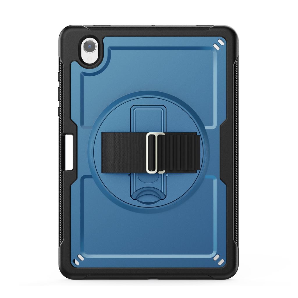 Für Samsung Galaxy Tab S11 Hülle mit Handschlaufe und Ständer PC + TPU Tablet-Abdeckung mit Schultergurt und Stifthalter