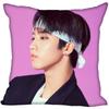 New Han Jisung KPOP Pillow Cover Bedroom Home Office Decorative Pillowcase Square Zipper Pillow Cases 45X45CM Satin Soft No Fade