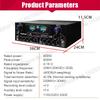 888BT HiFi Digital Bluetooth Amplifiers Dynamic Screen Stereo Sound AMP For Home Car Meeting Karaoke Cinema Max 4000W