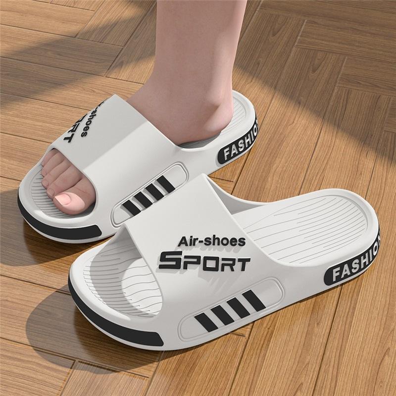 Herren Hausschuhe mit dem Gefühl, in Scheiße zu treten Sommerbekleidung Trendig Sport und Freizeit Indoor Baden Rutschfest Große Größe Sandalen