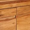 TV Cabinet with Shelf Brown 110 X 30 X 40 Cm Solid Acacia Wood