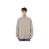Li Ning Sports Trend Series Solid Color Zipper Stand Collar Comfortable Breathable Loose Sweatshirt Men Sweatshirt Khaki AWDU847-1