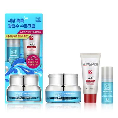 Care Zone Nordenau Water Cream 50ml + Shower Serum 10ml + Foam Cleanser 31ml, 1 set