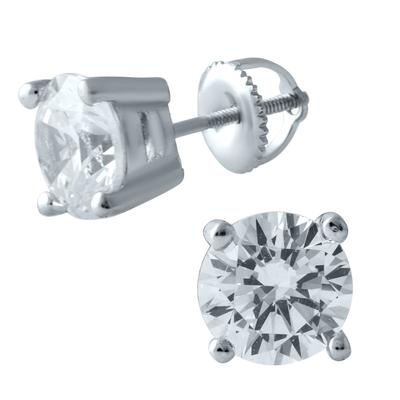 Silberohrringe mit Zirkonia (1910993)