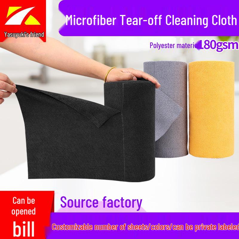 Tearable Dual-Use Kitchen Rags: Wet & Dry, Disposable & Washable