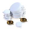 10/20Pcs S/L Sealing Lids White Iron Covers Durable Oil Bottle Seal Caps