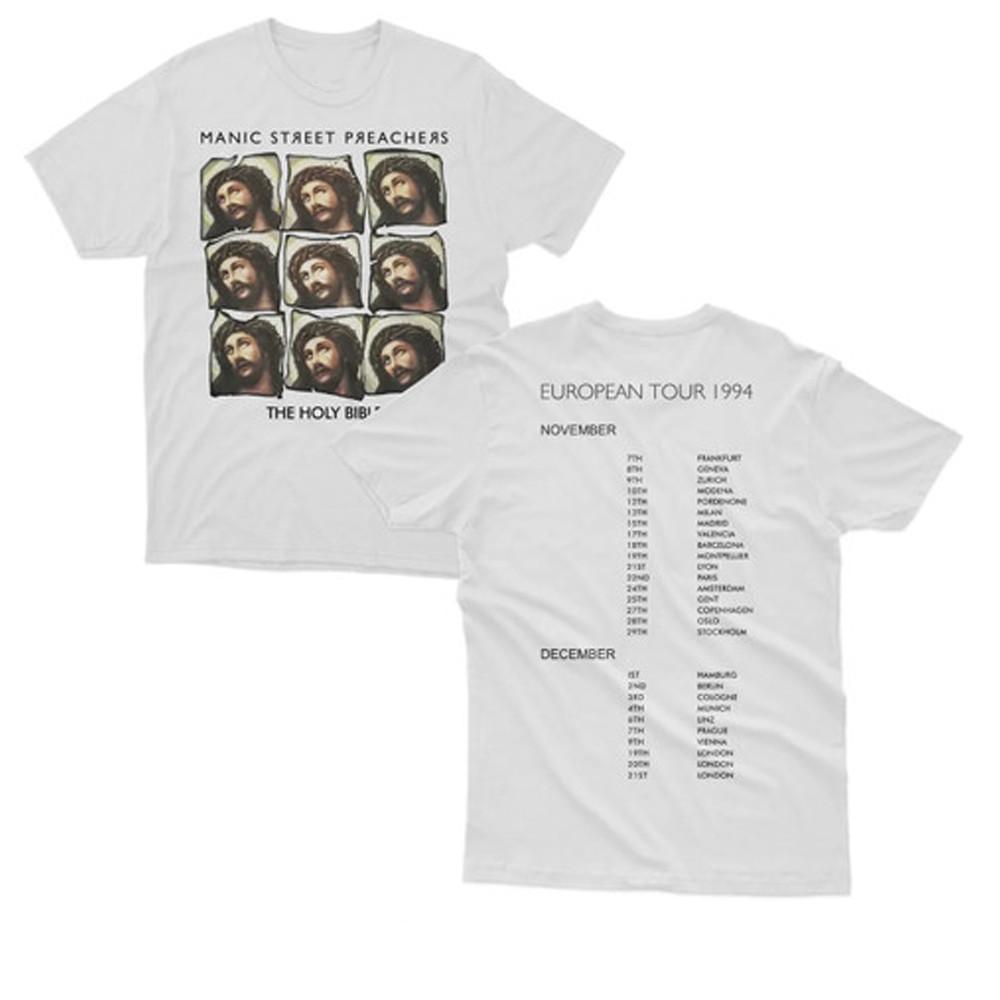 

MANIC STREET PREACHERS - THE HOLY BIBLE White All Size T-Shirt Unisex T-Shirt XXL