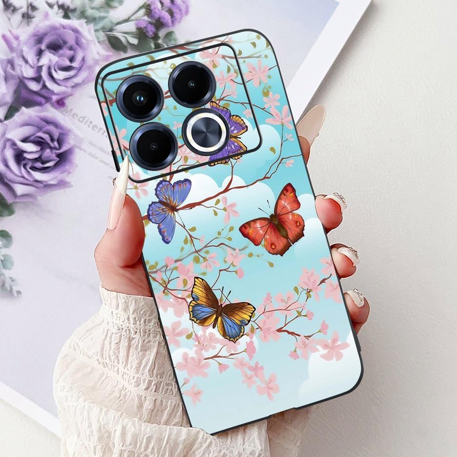 For Infinix Note 40 5G Case X6852 New Luxury Painted Cover Soft Silicone Phone Case For Infinix Note 40 Pro Plus Note40 4G Shell