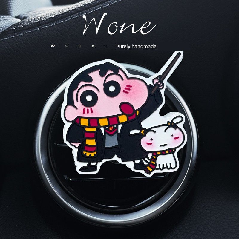 

Car Perfume Aromatherapy Cute Magic Robe Series Xiaoxin Air Vent Decoration Fragrance Diffuser Stone Gift for Girls Magic Shin-Chan for Beginners