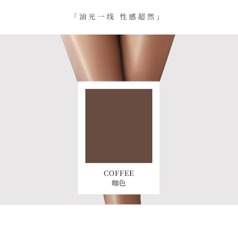 Sexy Horse Oil Stockings, Shiny and Silky smooth8D Anti-snag Slimming Pantyhose with Closed Crotch and Water-gloss Finish