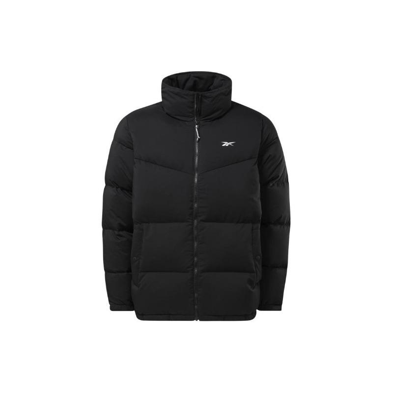 Reebok Unisex Classic Stand Collar Down Jacket Black HS3887