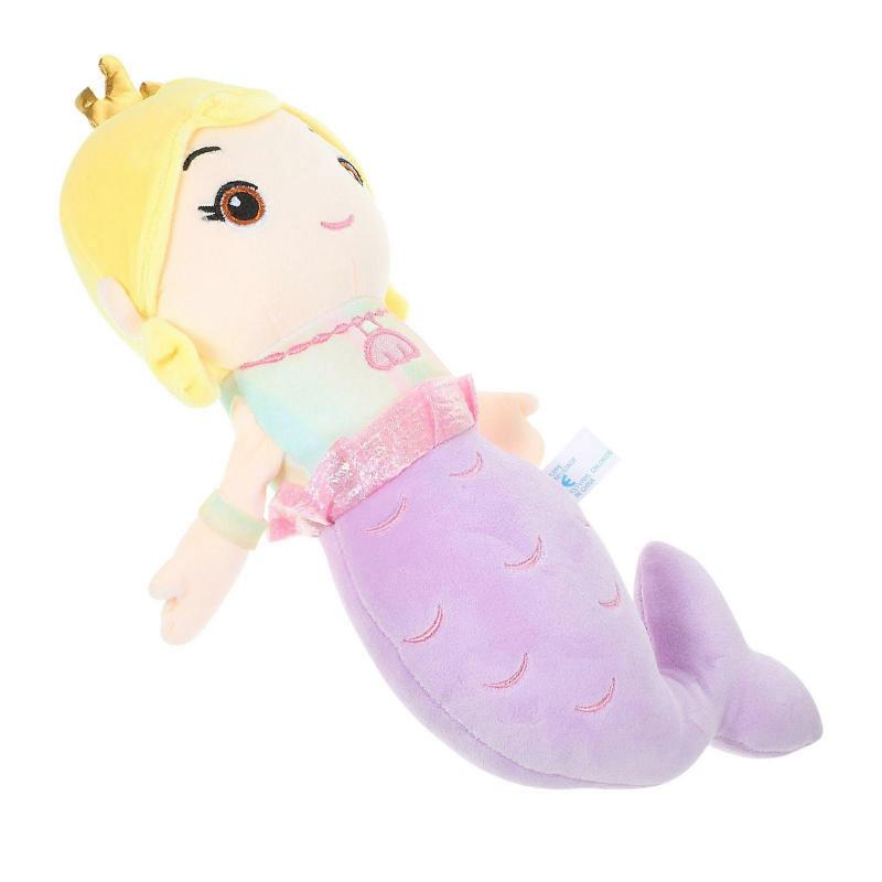 Plush Mermaid Doll Cartoon Mermaid Toy Plush Mermaid Doll Toddler Plush Toy Kids Plush Toy