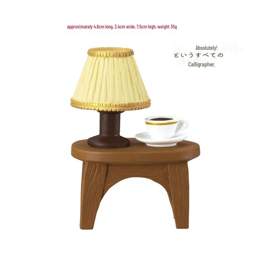 Handgefertigtes Miniatur-Holzfrosch-Schaukelstuhl-Ornament - DIY Dekorationszubehör