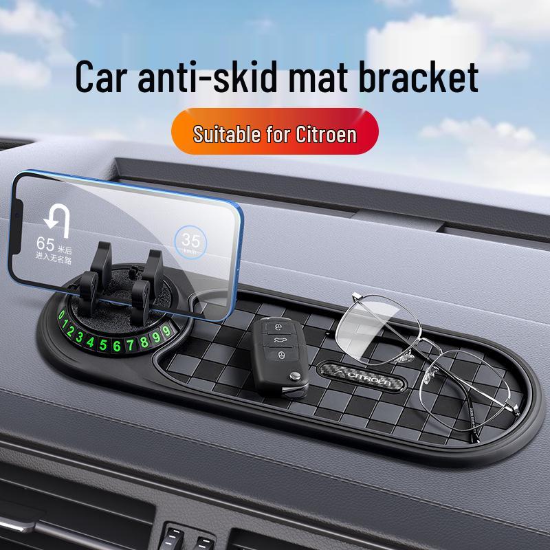 Citroën C3/C4/C5/C6 Anti-Slip Car Mat Holder & Ornament Storage