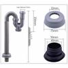 S-Bend Anti-Odor Drain Pipe Trap