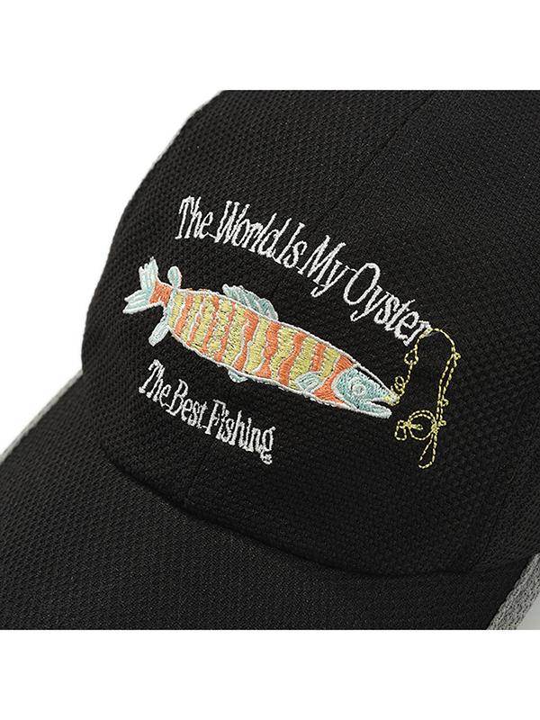 KIRSH Fishing Mesh Ball Cap [Black]
