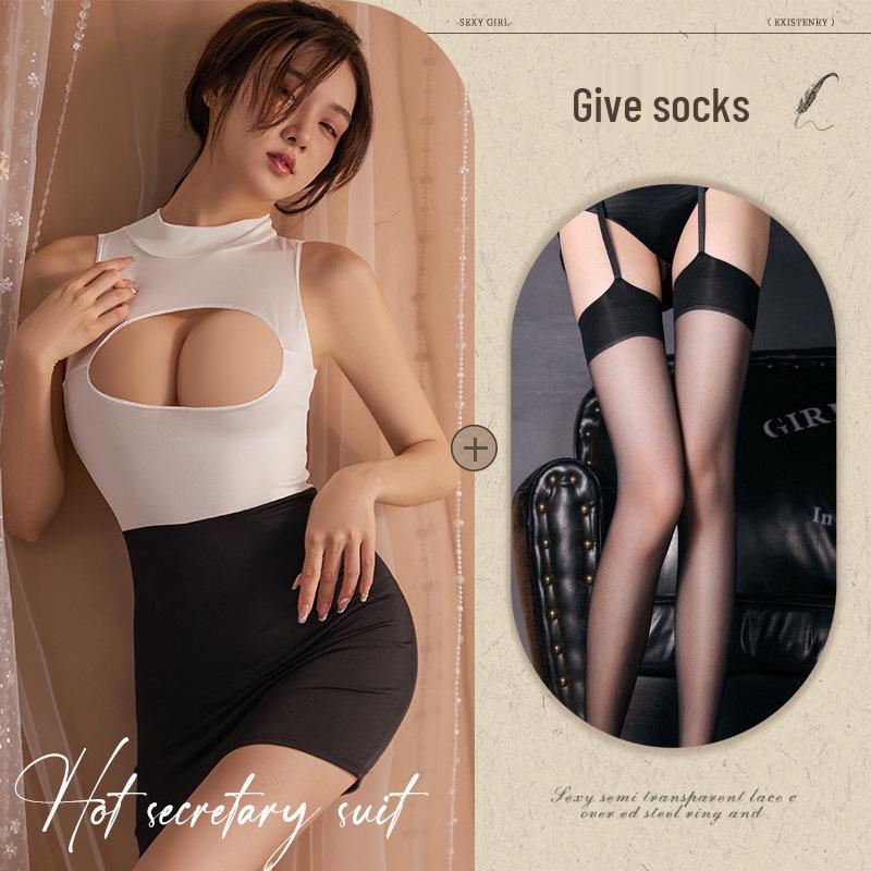Night Fire Sexy Secretary & Teacher Role-Play Lingerie Set