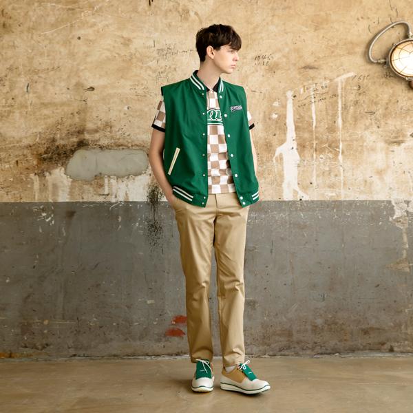 AVAVE Men'S Simple Chino Pants Beige