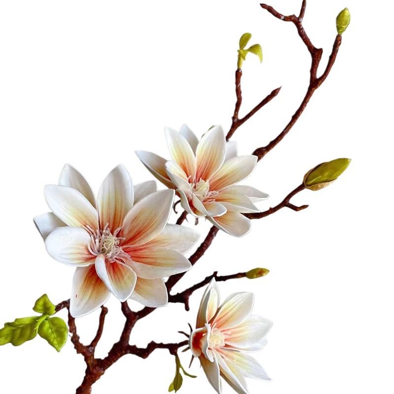 1ks simulace květinových větví svatební girlanda EVA magnólie kytice svatební více možností k dispozici