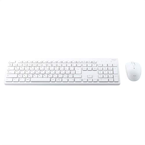 Digio2 Wireless Keyboard & Mouse Set, White, MK-01W